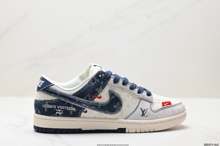 Nike Dunk Low Retro 'DIY' Louis Vuitton Edition Sneakers - Premium Quality 1 Nike Dunk Low Retro ‘DIY’ Louis Vuitton Edition Sneakers – Premium Quality