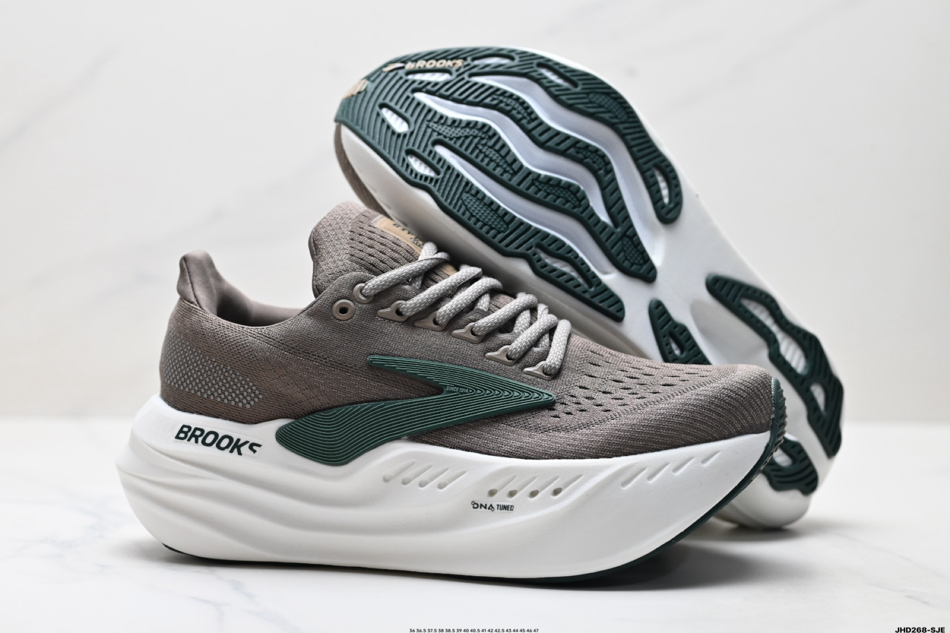 Brooks 布鲁克斯Glycerin Max 超级甘油 厚底马拉松缓震跑鞋 110447 1D 284