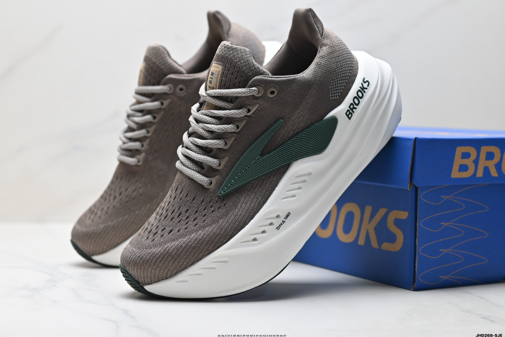 Brooks 布鲁克斯Glycerin Max 超级甘油 厚底马拉松缓震跑鞋 110447 1D 284