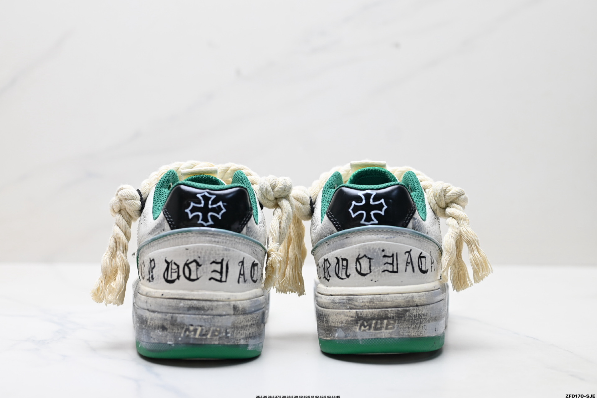 MLB Chunky Liner PU ‘DIY定制’ 简约时尚 百搭 包裹性保暖防滑防水减震 低帮 板鞋 3ASXCA12N