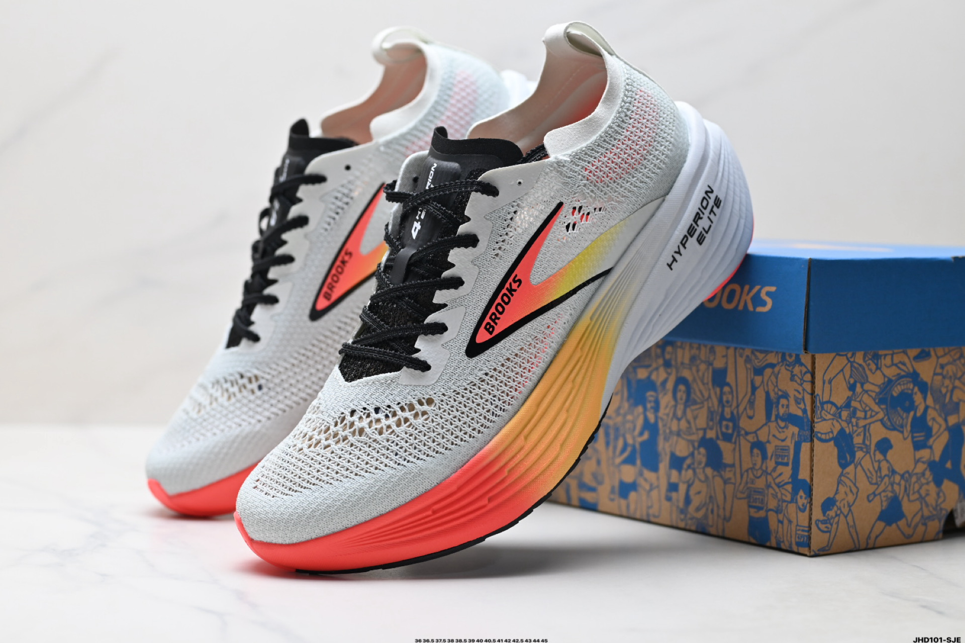 Brooks布鲁克斯 Hyperion Elite 4 PB 舒适百搭防滑耐磨 低帮 越野竞速跑步鞋 100046 1D 488