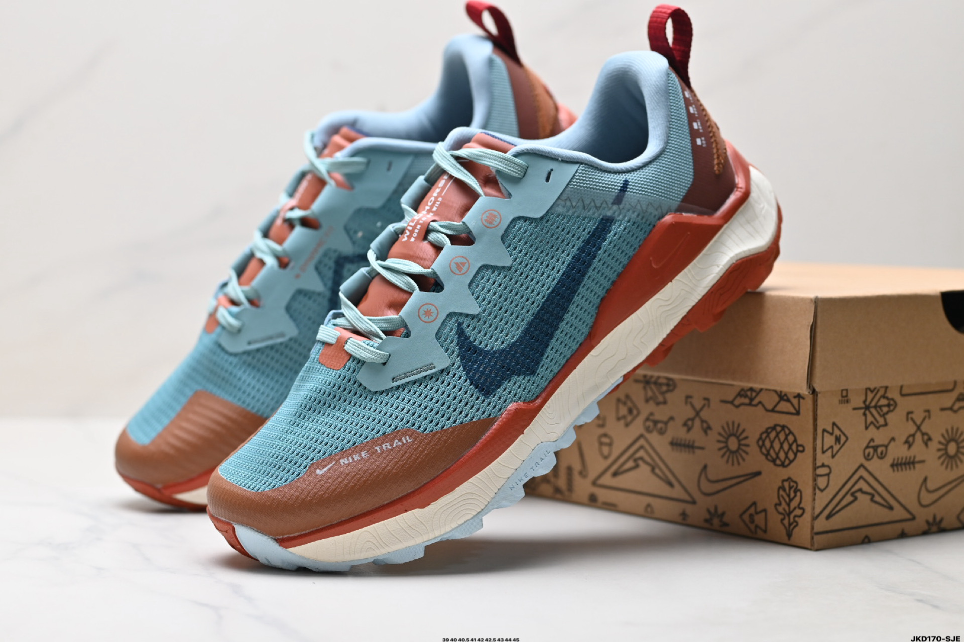 Nike React Wildhorse 8 耐克 越野户外避震缓冲休闲运动慢跑鞋 DR2686-200