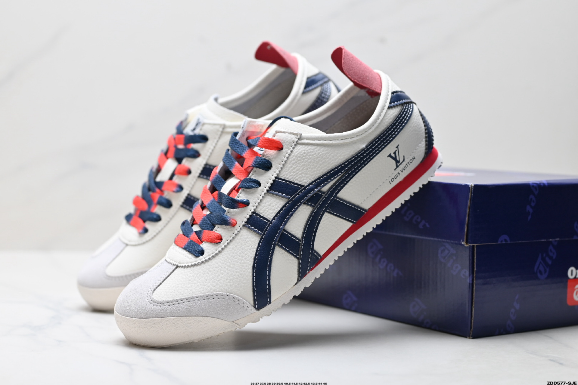 Onitsuka Tiger鬼塚虎 MEXICO 66 ‘DIY’定制球鞋系列 防滑耐磨透气轻便 低帮休闲鞋 DL408-141