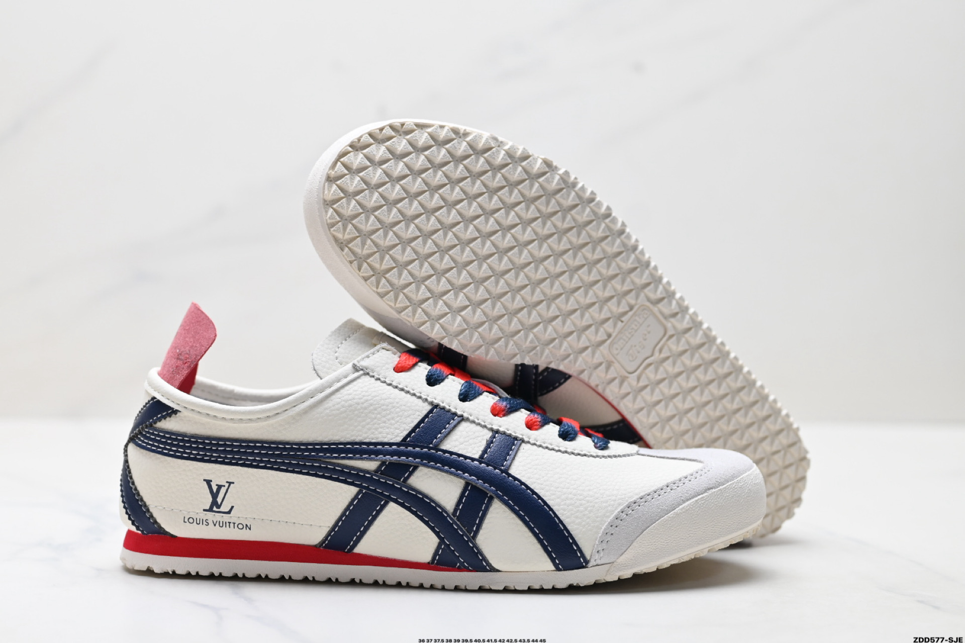 Onitsuka Tiger鬼塚虎 MEXICO 66 ‘DIY’定制球鞋系列 防滑耐磨透气轻便 低帮休闲鞋 DL408-141