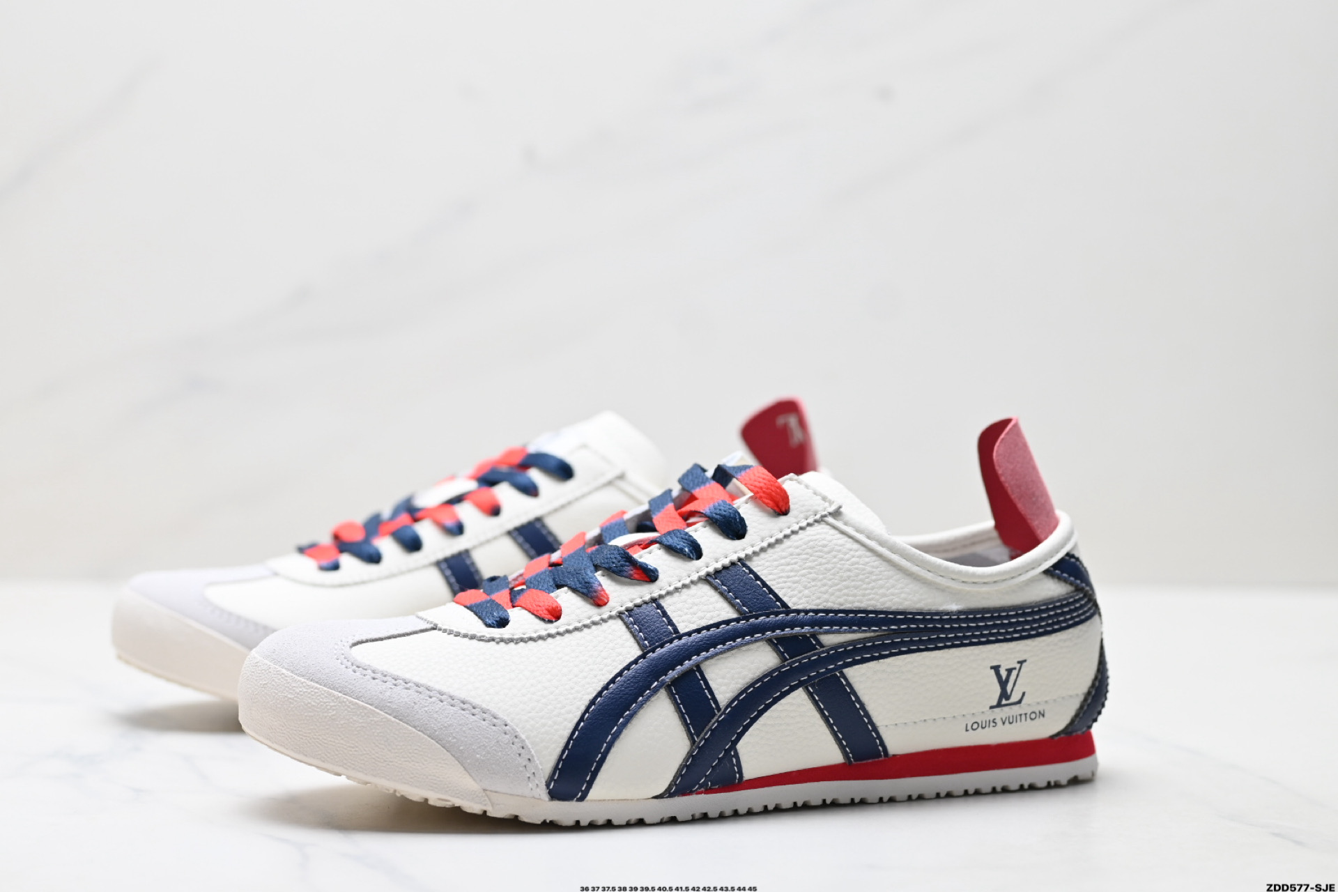 Onitsuka Tiger鬼塚虎 MEXICO 66 ‘DIY’定制球鞋系列 防滑耐磨透气轻便 低帮休闲鞋 DL408-141