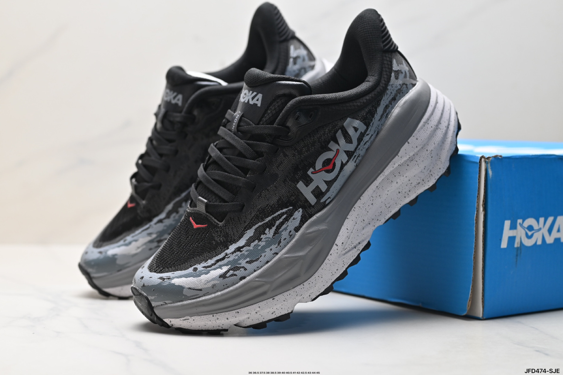 Hoka STlNSON 7越野跑鞋缓震稳定轻便舒适透气男士专业训练鞋 1141530