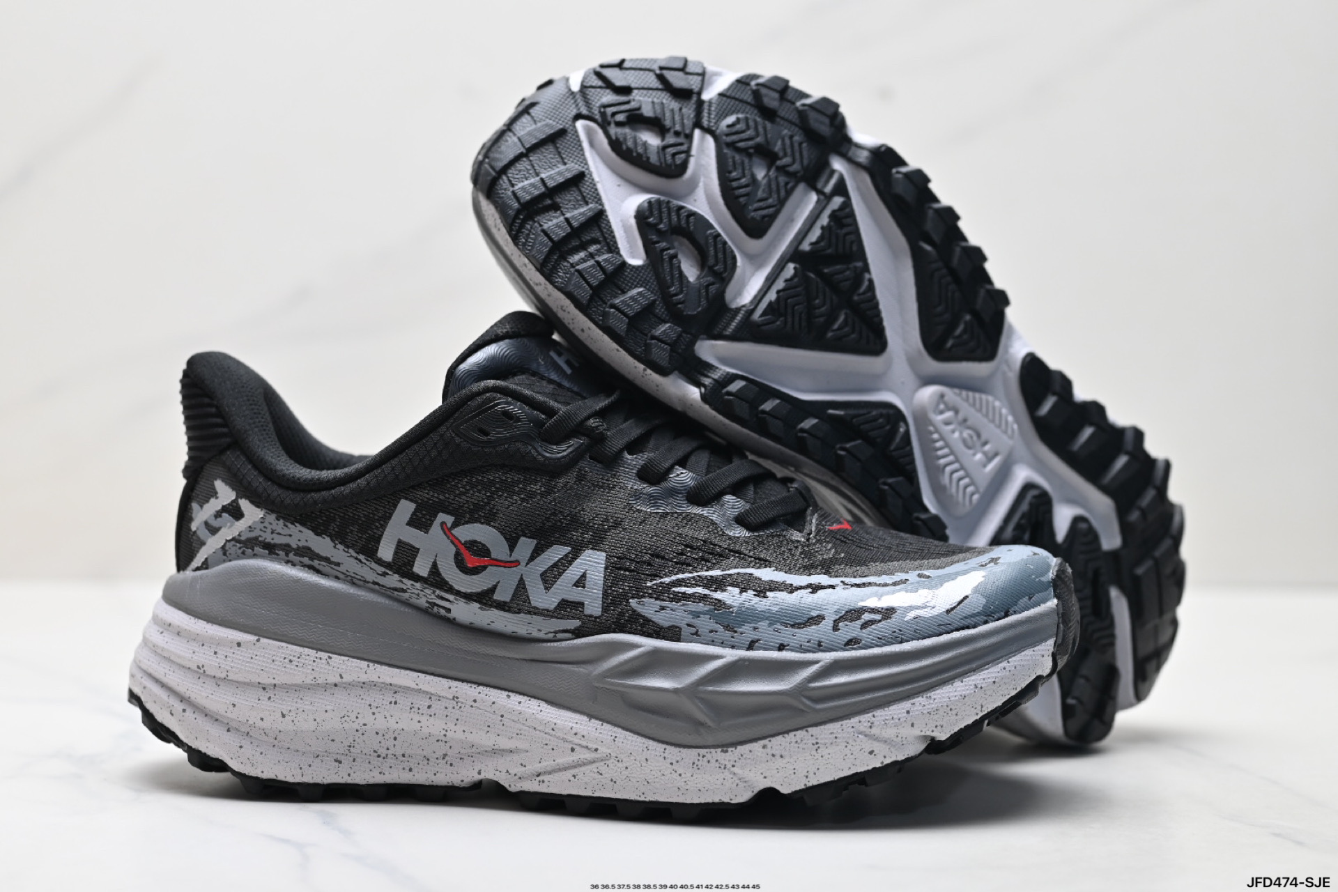 Hoka STlNSON 7越野跑鞋缓震稳定轻便舒适透气男士专业训练鞋 1141530