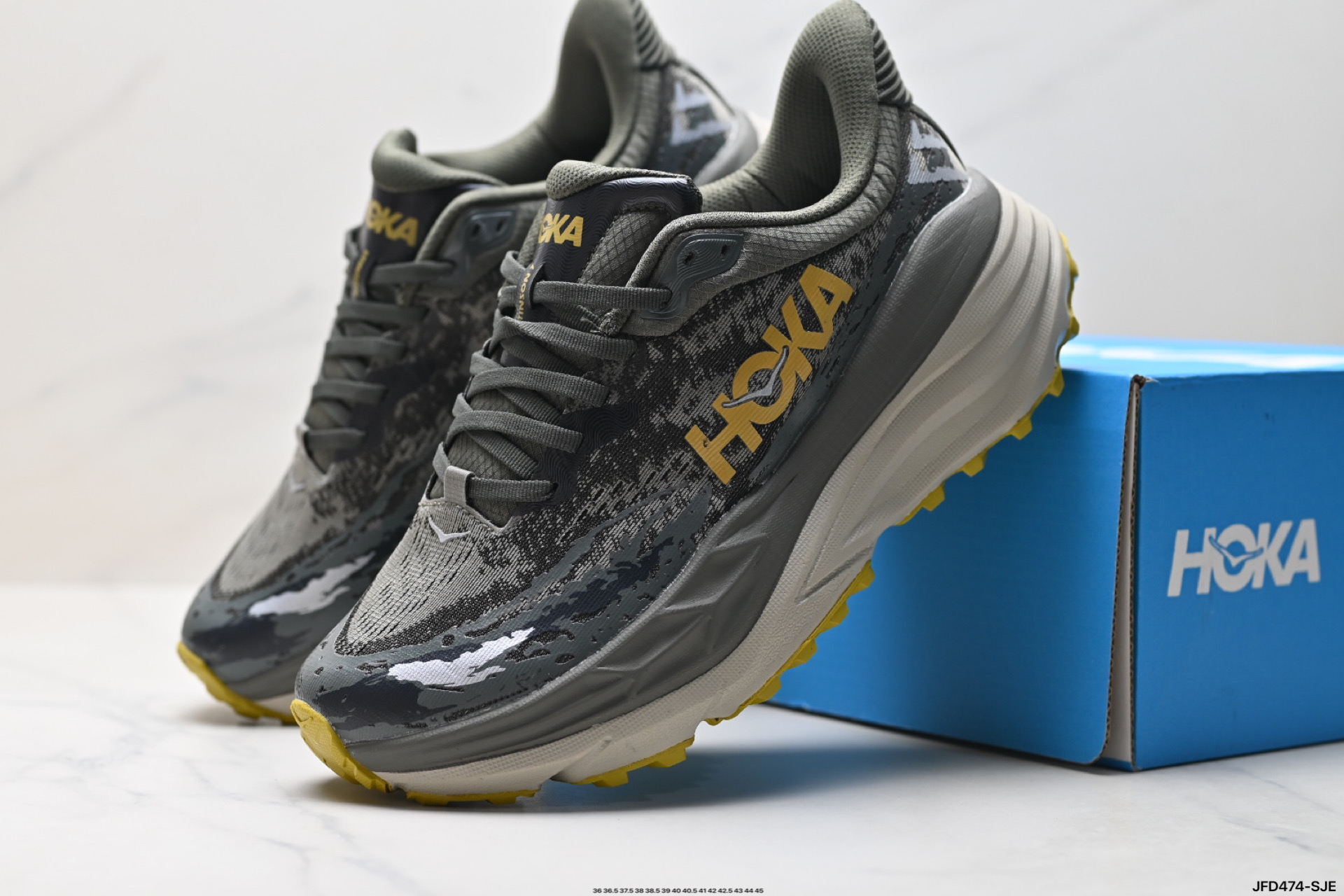 Hoka STlNSON 7越野跑鞋缓震稳定轻便舒适透气男士专业训练鞋 1141530