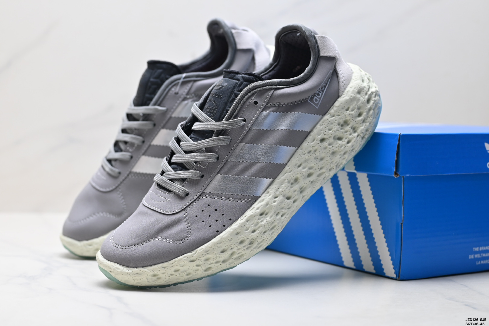 ZPONGE经典舒适运动鞋男女新款adidas阿迪达斯官方三叶草 lH0977