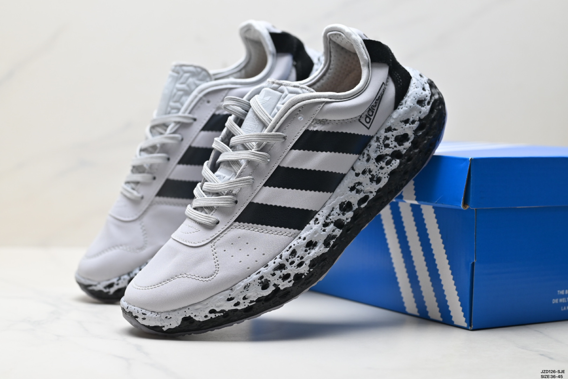 ZPONGE经典舒适运动鞋男女新款adidas阿迪达斯官方三叶草 lH0977