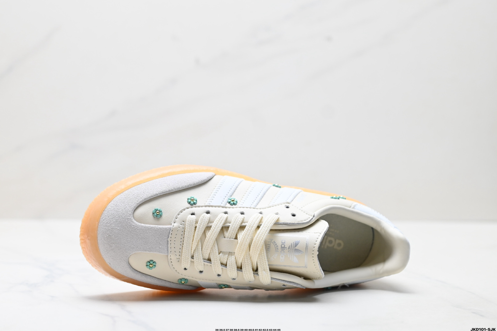 Adidas Originals Samba XLG 桑巴舞系列阿迪达斯 三叶草 绅士德训足球风百搭低帮休闲运动板鞋 JS3953