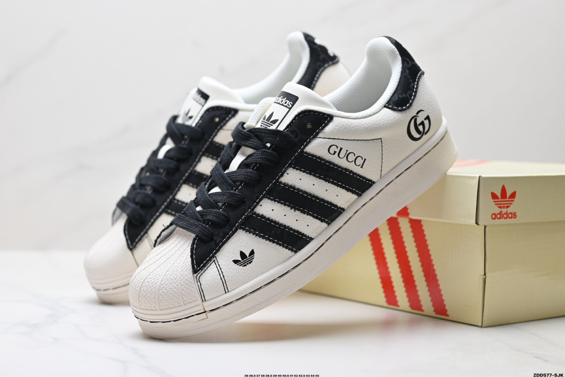 Adidas Originals Superstar 阿迪达斯 三叶草 贝壳头’DIY’系列低帮经典百搭休闲运动板鞋 JY8922