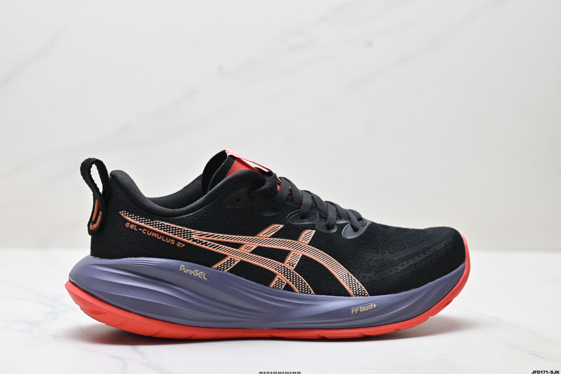 Asics Gel-Nimbus 27 舒适防滑耐磨低帮休闲跑步鞋 1011B960-001