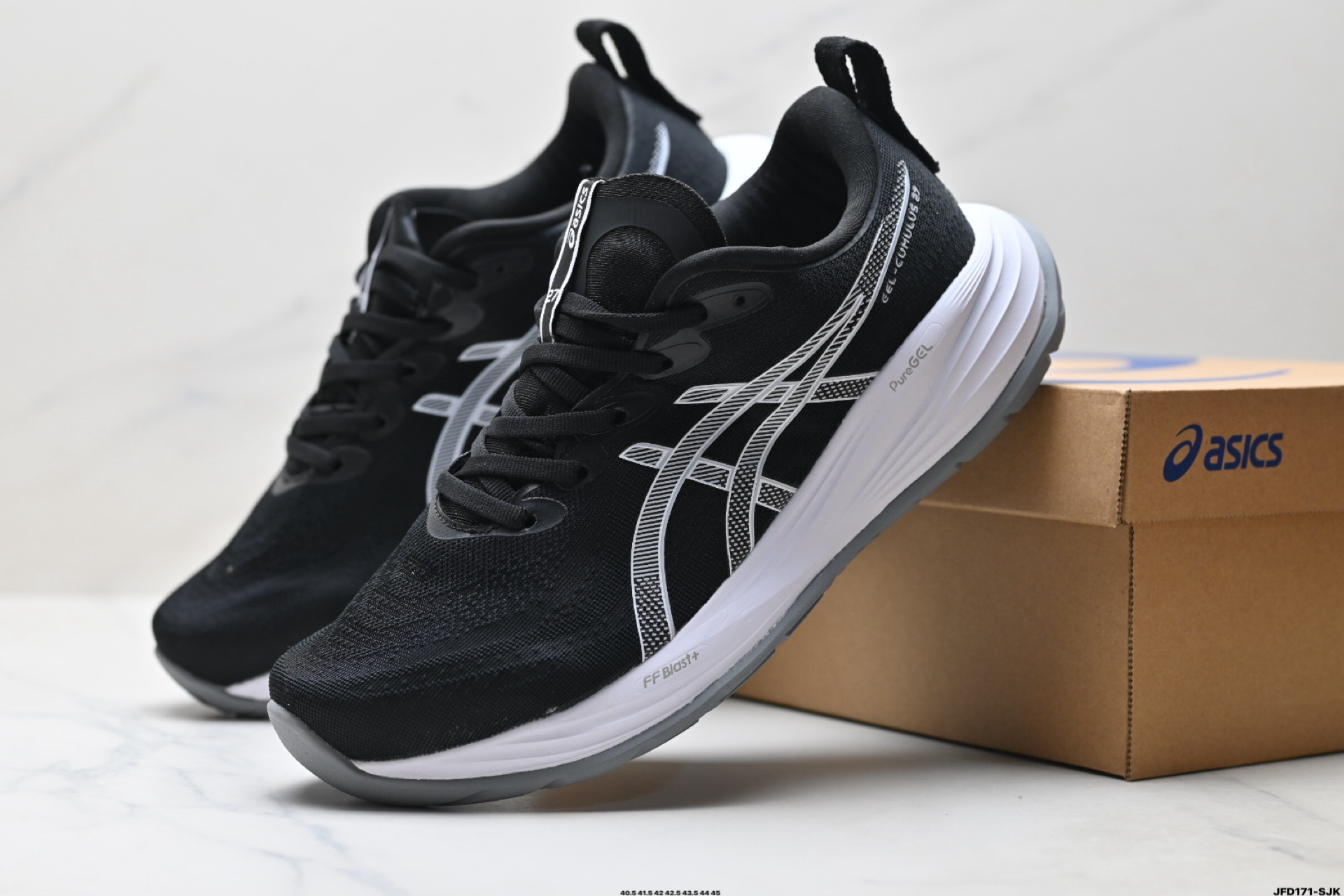 Asics Gel-Nimbus 27 舒适防滑耐磨低帮休闲跑步鞋 1011B960-001
