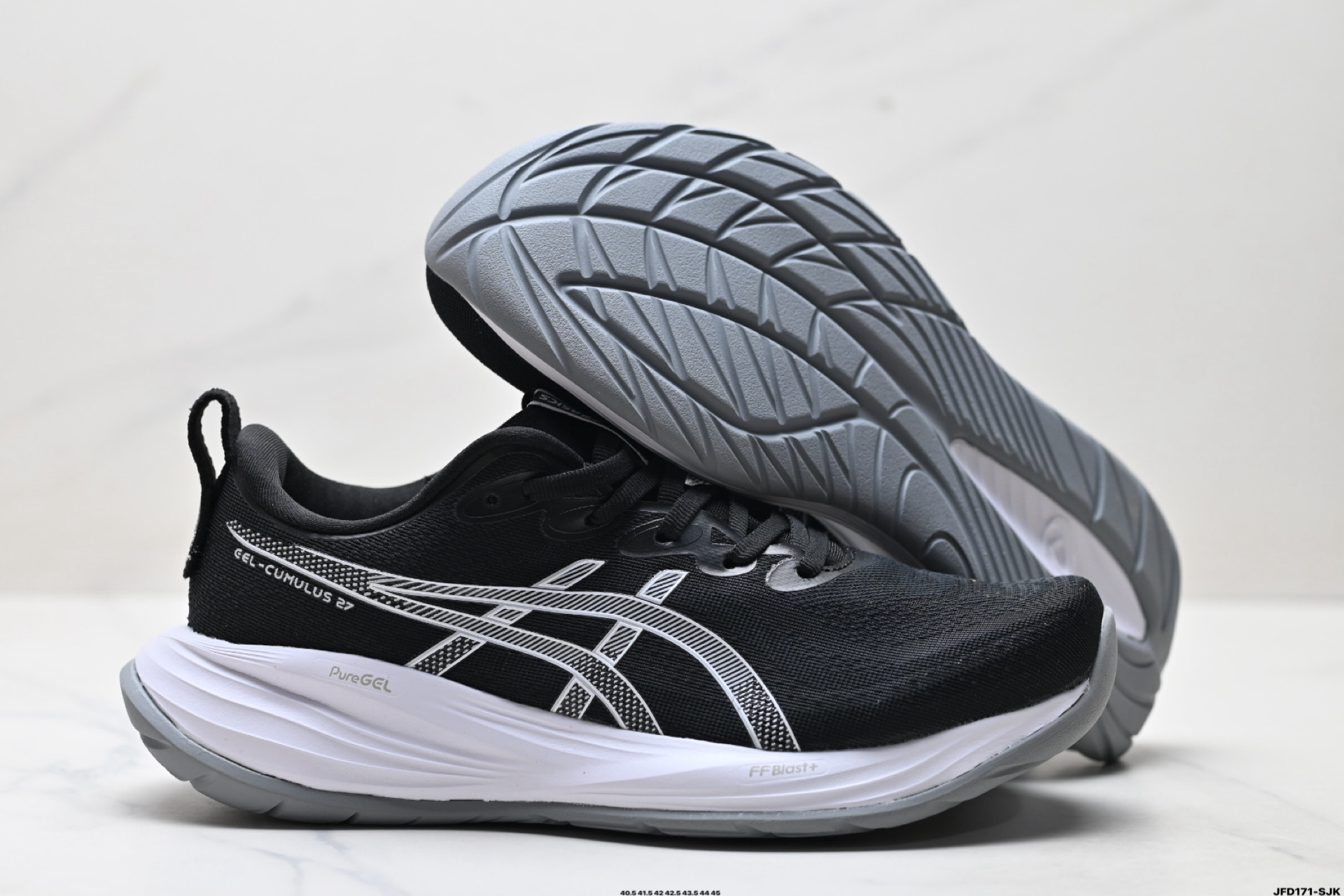 Asics Gel-Nimbus 27 舒适防滑耐磨低帮休闲跑步鞋 1011B960-001