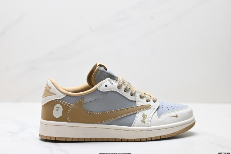 Nike Air Jordan 1 x Travis Scott Custom Low Top Sneaker 1 Nike Air Jordan 1 x Travis Scott Custom Low Top Sneaker