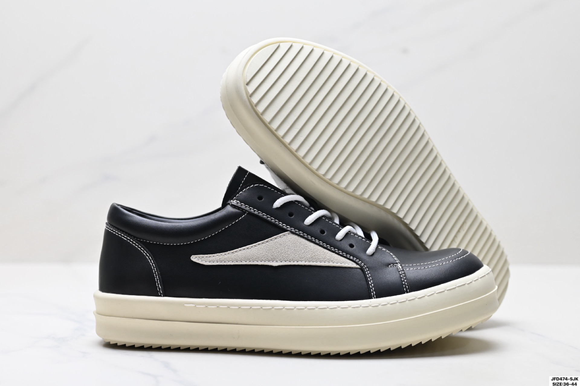 Rick Owens Zapatillas Casuales de Cuero, Cómodas y Transpirables 6 i1755102093660 493 0 4