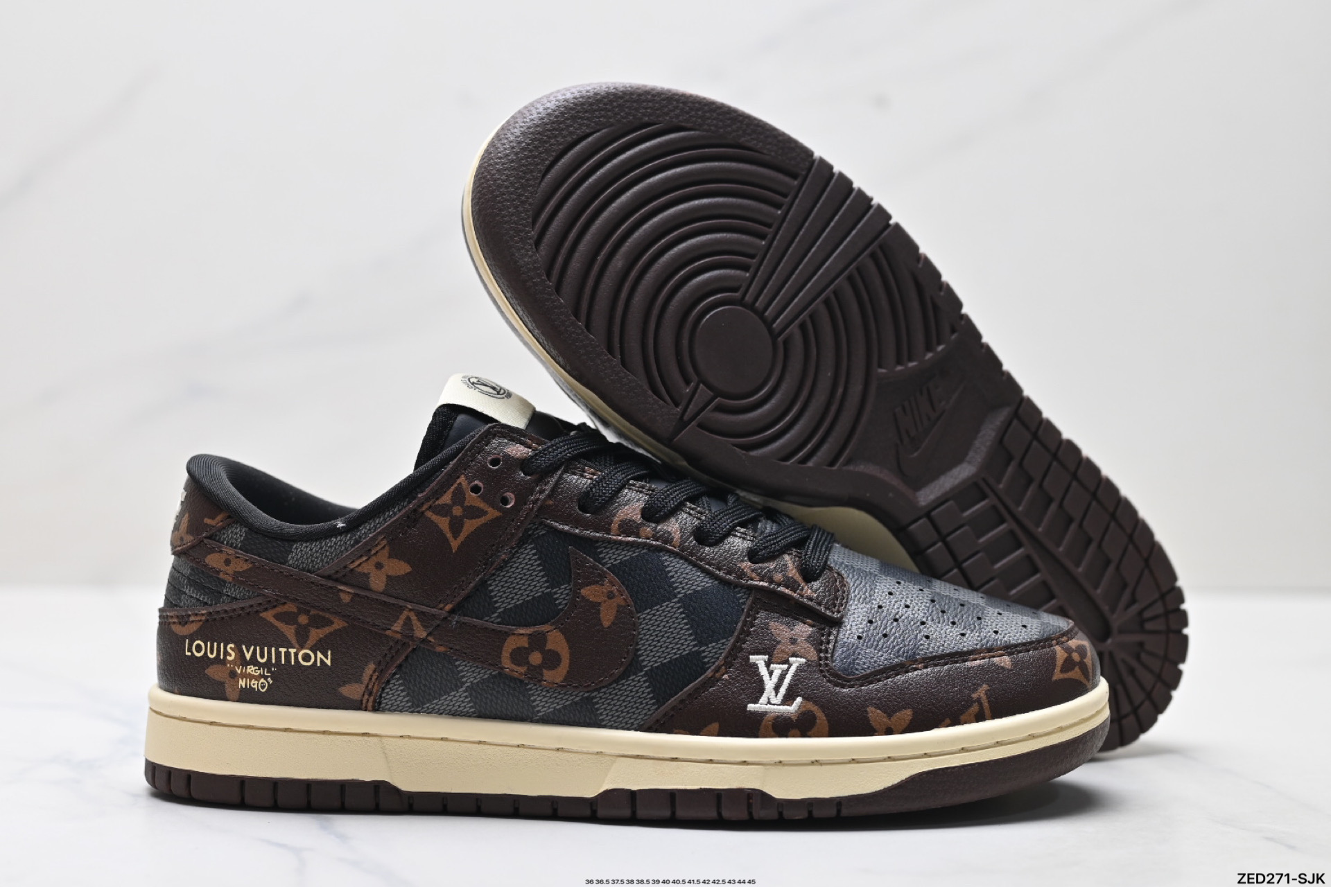 Nike Dunk Low Retro x Louis Vuitton: Estilo y Elegancia Premium 6 i1755102570471 6027 0 4