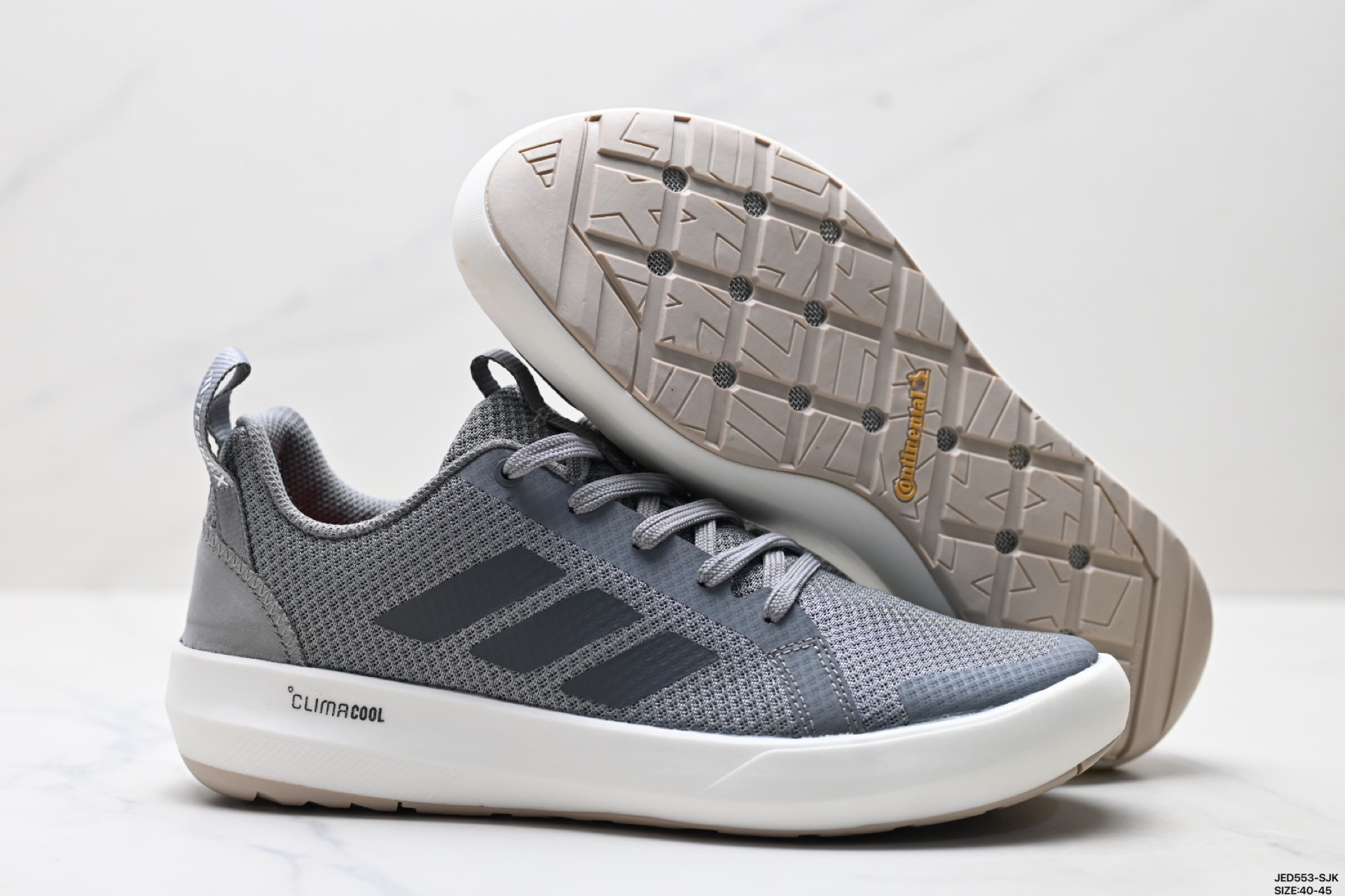 ADIDAS TERREX BOAT LACE CLIMACOOL系列 阿迪达斯 织物 耐磨透气 低帮 公路跑步鞋 JI3499