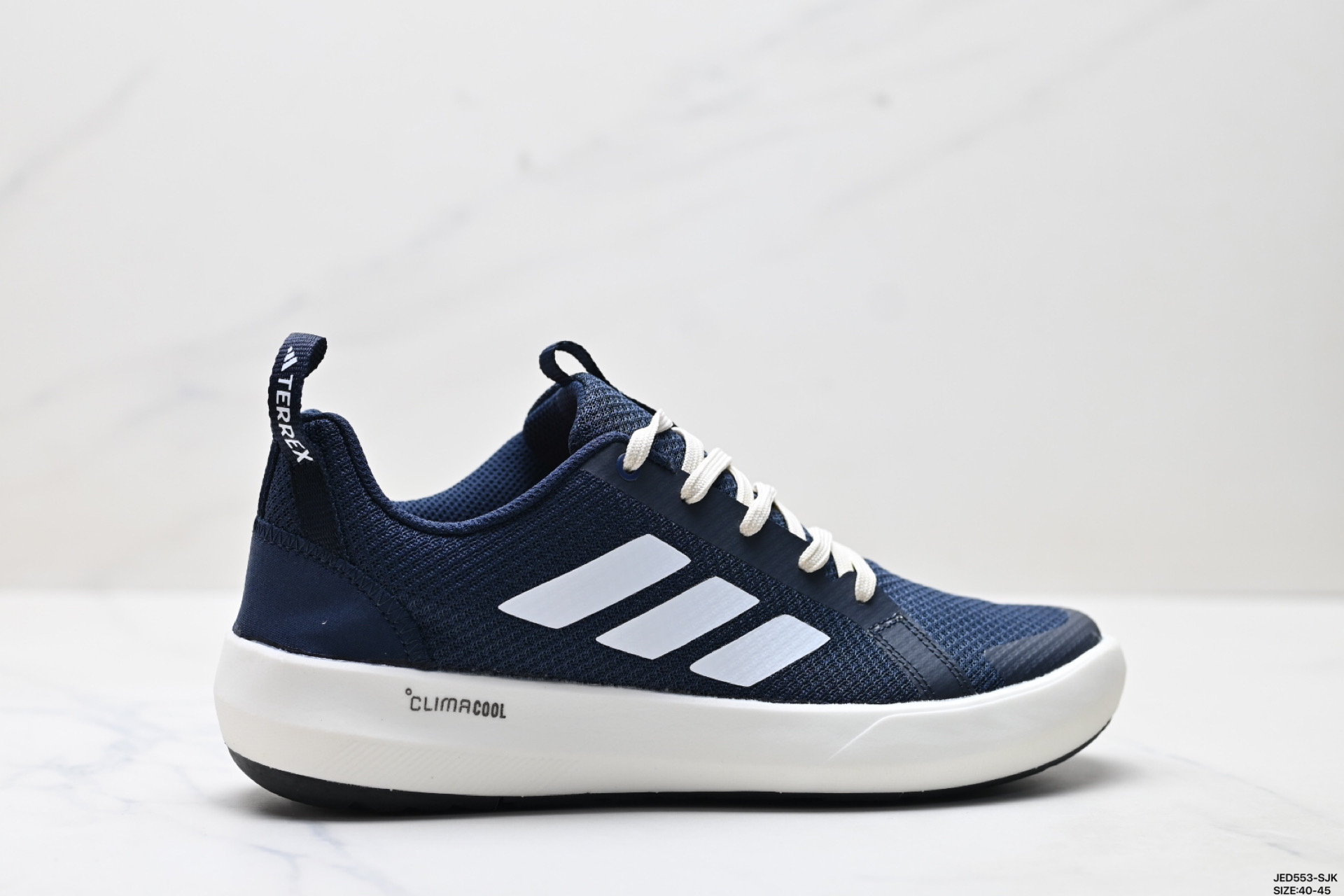 ADIDAS TERREX BOAT LACE CLIMACOOL系列 阿迪达斯 织物 耐磨透气 低帮 公路跑步鞋 JI3499