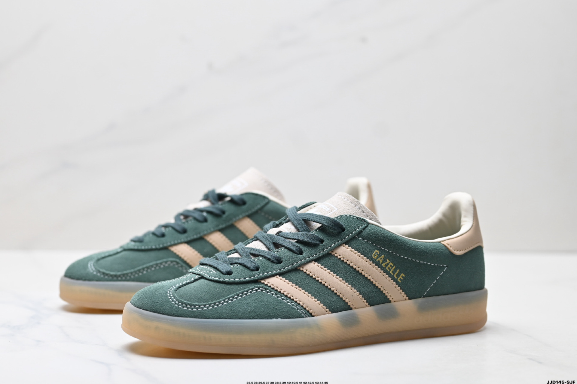 Adidas Originals Gazelle Indoor 三叶草休闲防滑耐磨低帮板鞋 JH5402