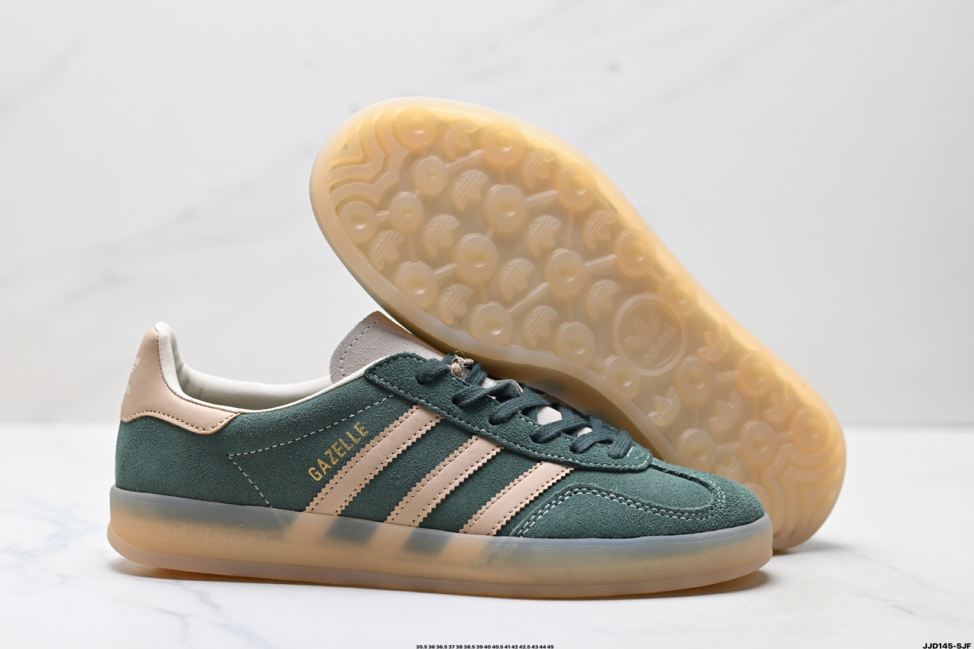 Adidas Originals Gazelle Indoor 三叶草休闲防滑耐磨低帮板鞋 JH5402