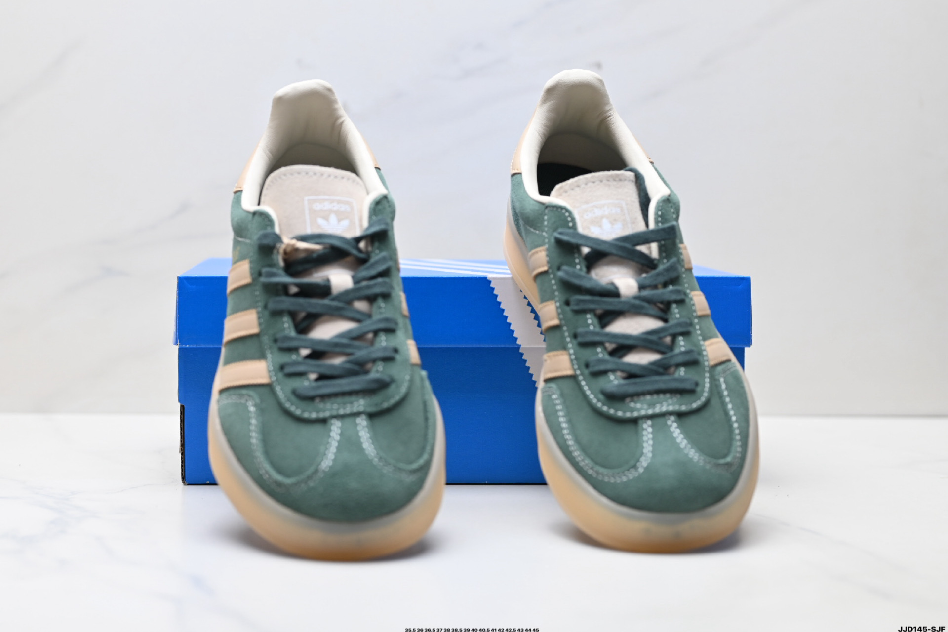Adidas Originals Gazelle Indoor 三叶草休闲防滑耐磨低帮板鞋 JH5402