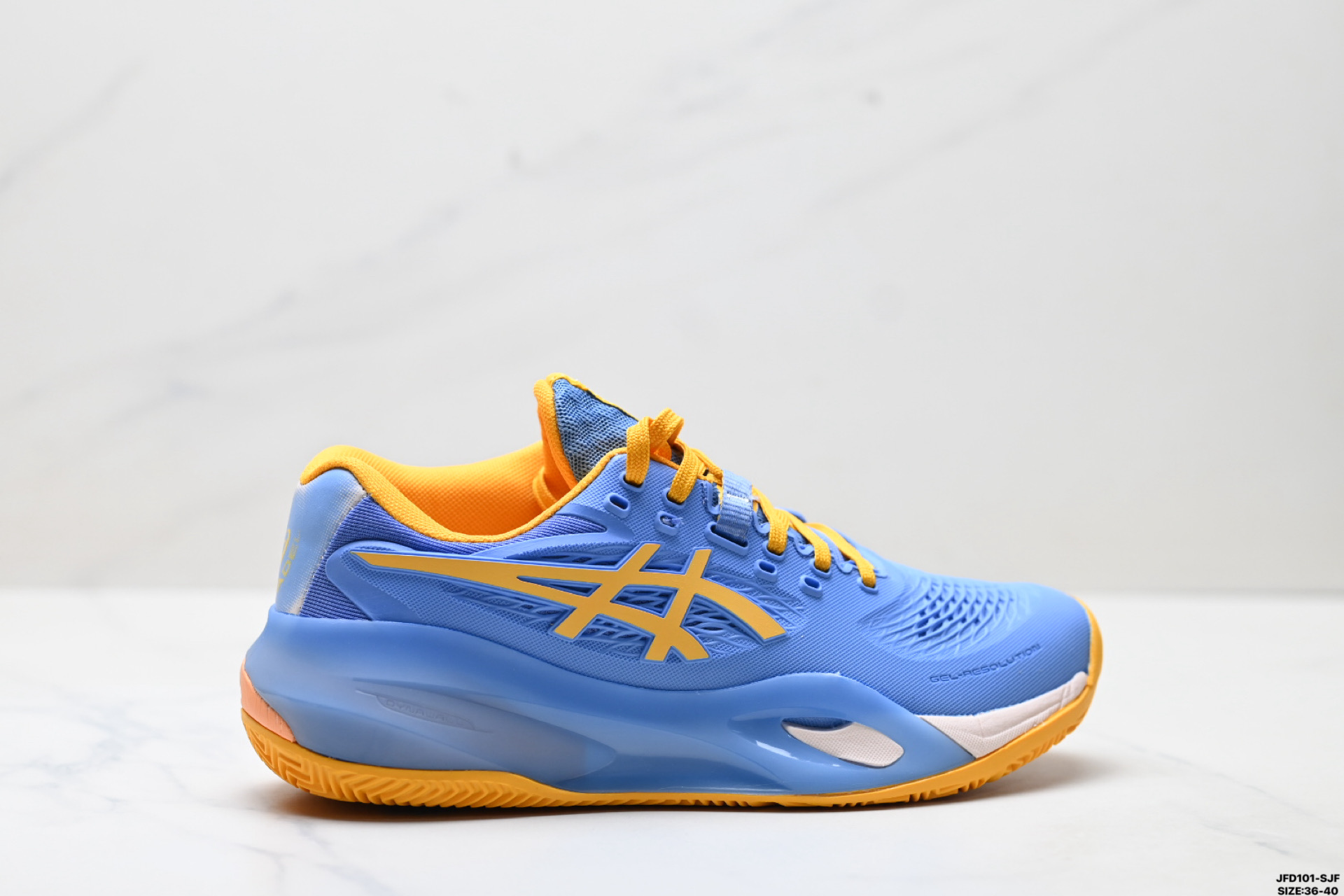 💰150 公司级✅ASICS GEL-RESOLUTION X 亚瑟士 专业网球鞋 没有鞋骨的设计 这是一种创新技术 它让脚底在每一次着地时都能感受到柔软而充足的缓冲 就像踩在棉花上一样 这种鞋子让你的双脚享受到近乎完美的舒适度 货号:1042A285-400 尺码:36-40 lD:JFD101-SJF