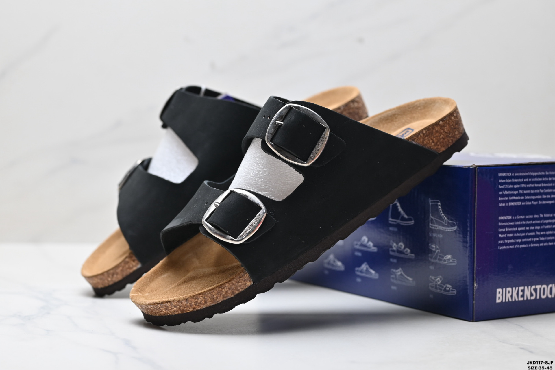 Birkenstock勃肯半拖凉鞋系列 克罗心双扣金属扣设计 双杠绑带夏季凉鞋 1009532