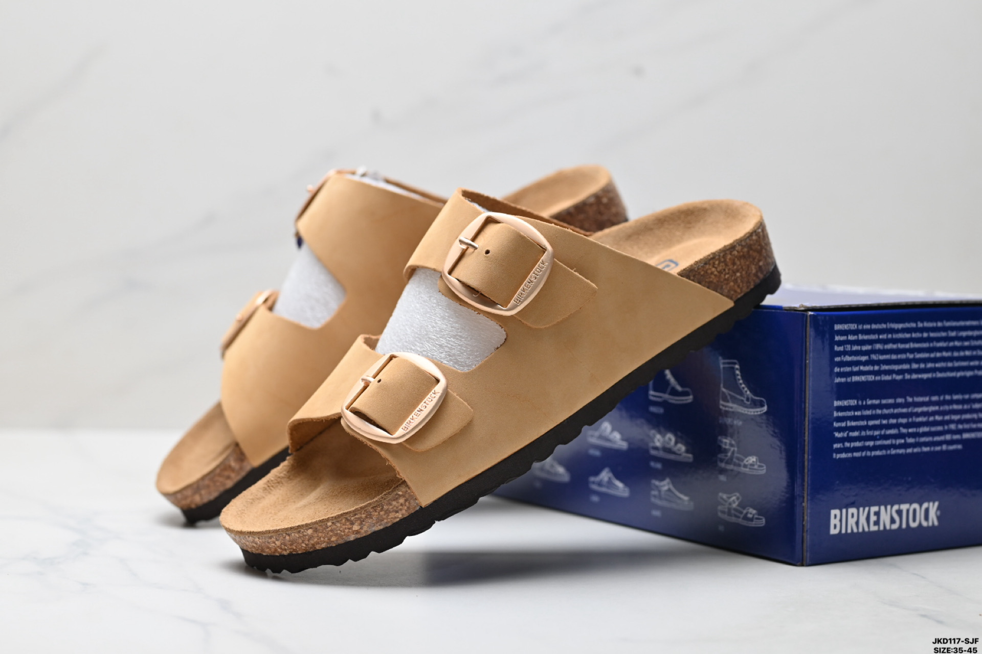 Birkenstock勃肯半拖凉鞋系列 克罗心双扣金属扣设计 双杠绑带夏季凉鞋 1009532