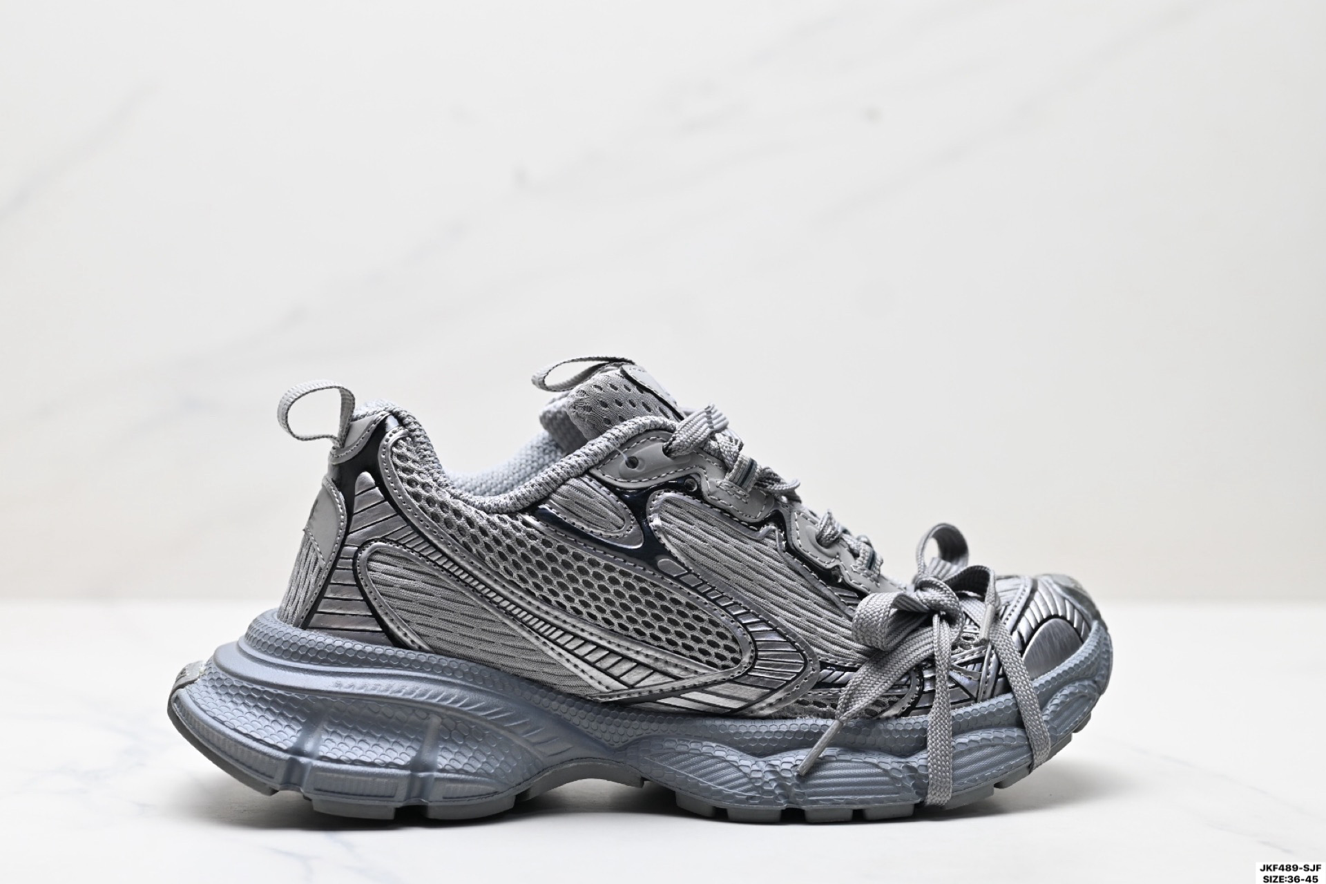 真标✅Balenciaga 巴黎世家 Phantom Sneaker 复古老爹鞋 巴黎世家3XL 官方全套配件鞋盒 鞋带 防尘纸配套齐全 货号:734734 W3XL4 9191 ID:JKF489-SJF