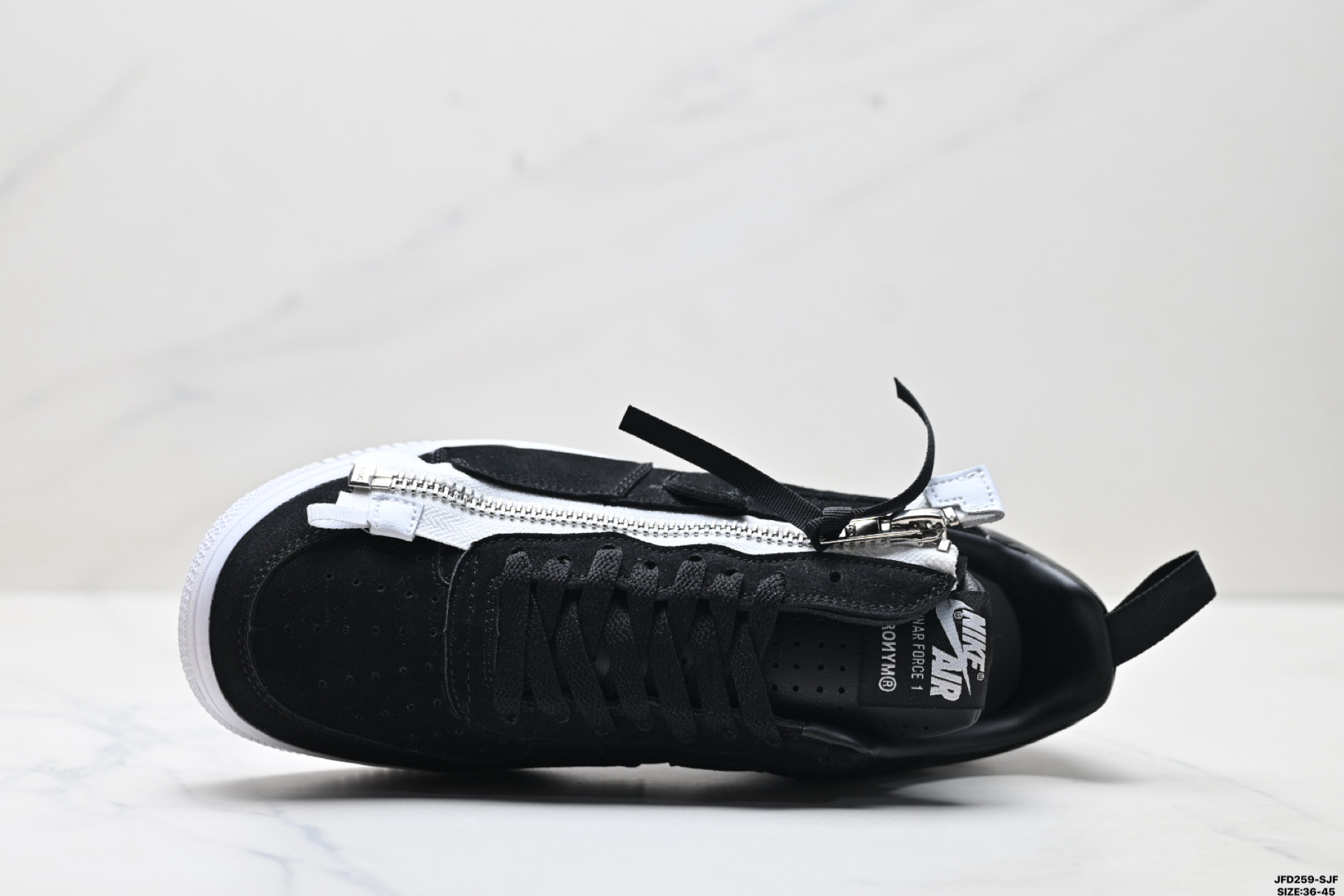 180 Acronym x Nike Lunar force 1 空军联名款 拉链 休闲 包裹性耐磨 低帮 板鞋 AJ6247-100