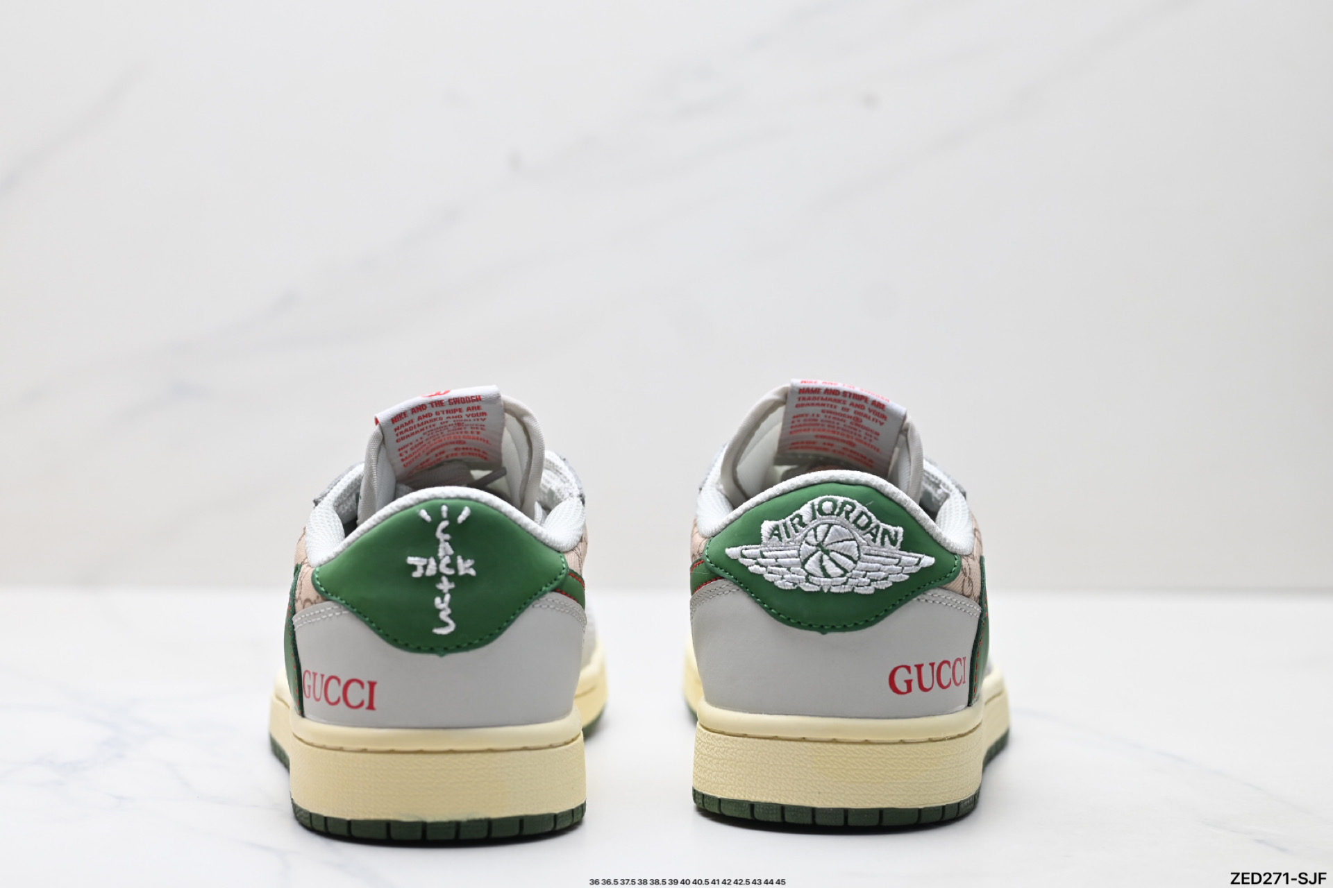 Nike Air Jordan 1 x Travis Scott AJ1倒勾 乔一倒钩 ‘DIY’定制 耐克 低帮文化篮球鞋 DZ5899-001