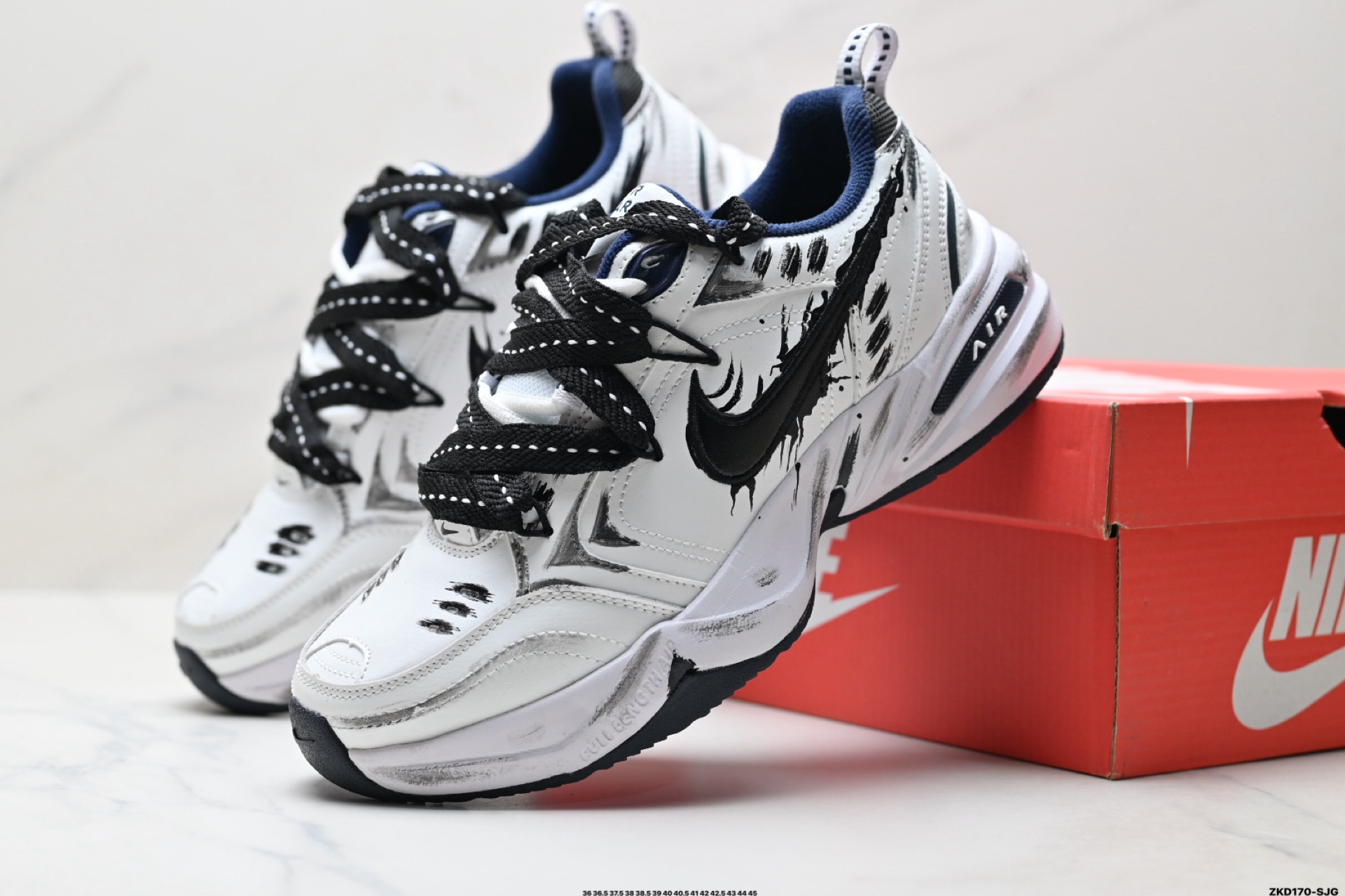 Nike M2K ‘DIY’定制 Tekno耐克复古潮流百搭休闲运动旅游老爹鞋 415445-102