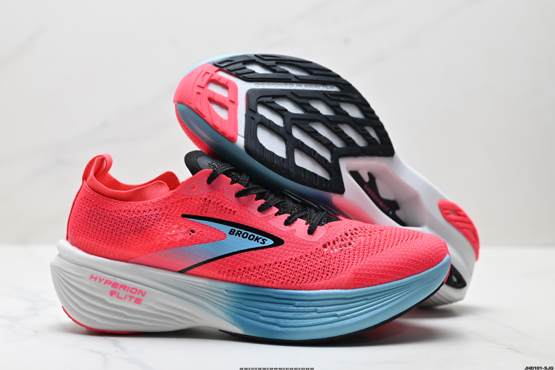 Brooks布鲁克斯 Hyperion Elite 4 PB 舒适百搭防滑耐磨 低帮 越野竞速跑步鞋 100046 1D 645