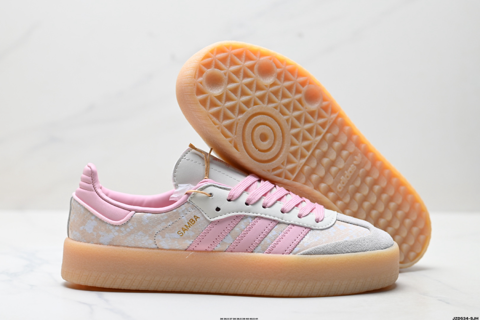 150 Adidas Originals Sambae 桑巴舞系列阿迪达斯 三叶草 绅士德训足球风百搭低帮休闲运动板鞋 JQ0257