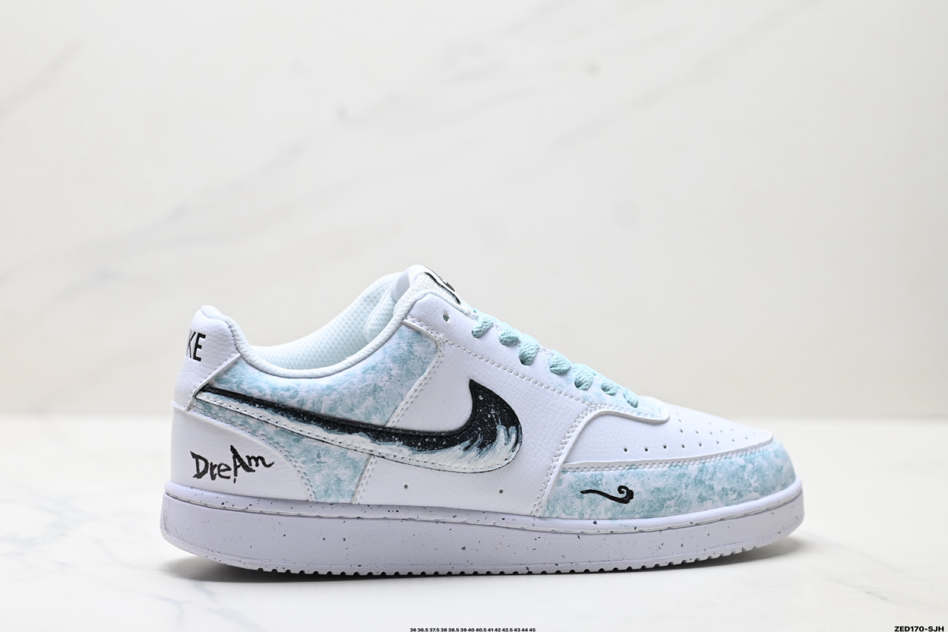 NIKE COURT VISION LO ‘DIY’定制 低帮百搭 透气休闲运动板鞋 DH2987-101