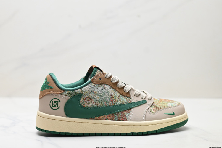Nike Air Jordan 1 x Travis Scott Low-Top Sneakers - DIY Custom Design 1 Nike Air Jordan 1 x Travis Scott Low-Top Sneakers – DIY Custom Design