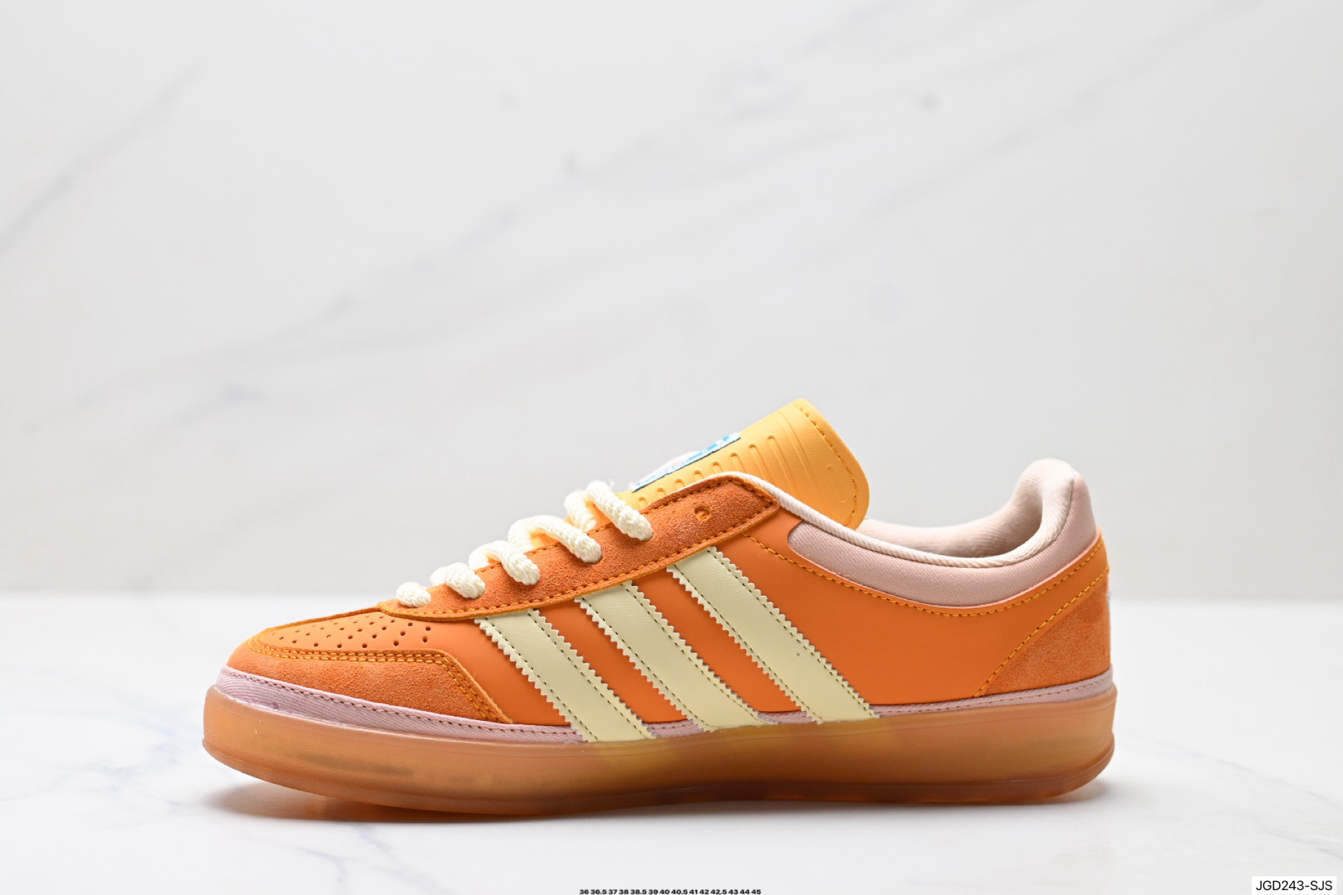 Bad Bunny x Adidas Originals Gazelle INdoor 三叶草休闲防滑耐磨低帮板鞋 JS5050