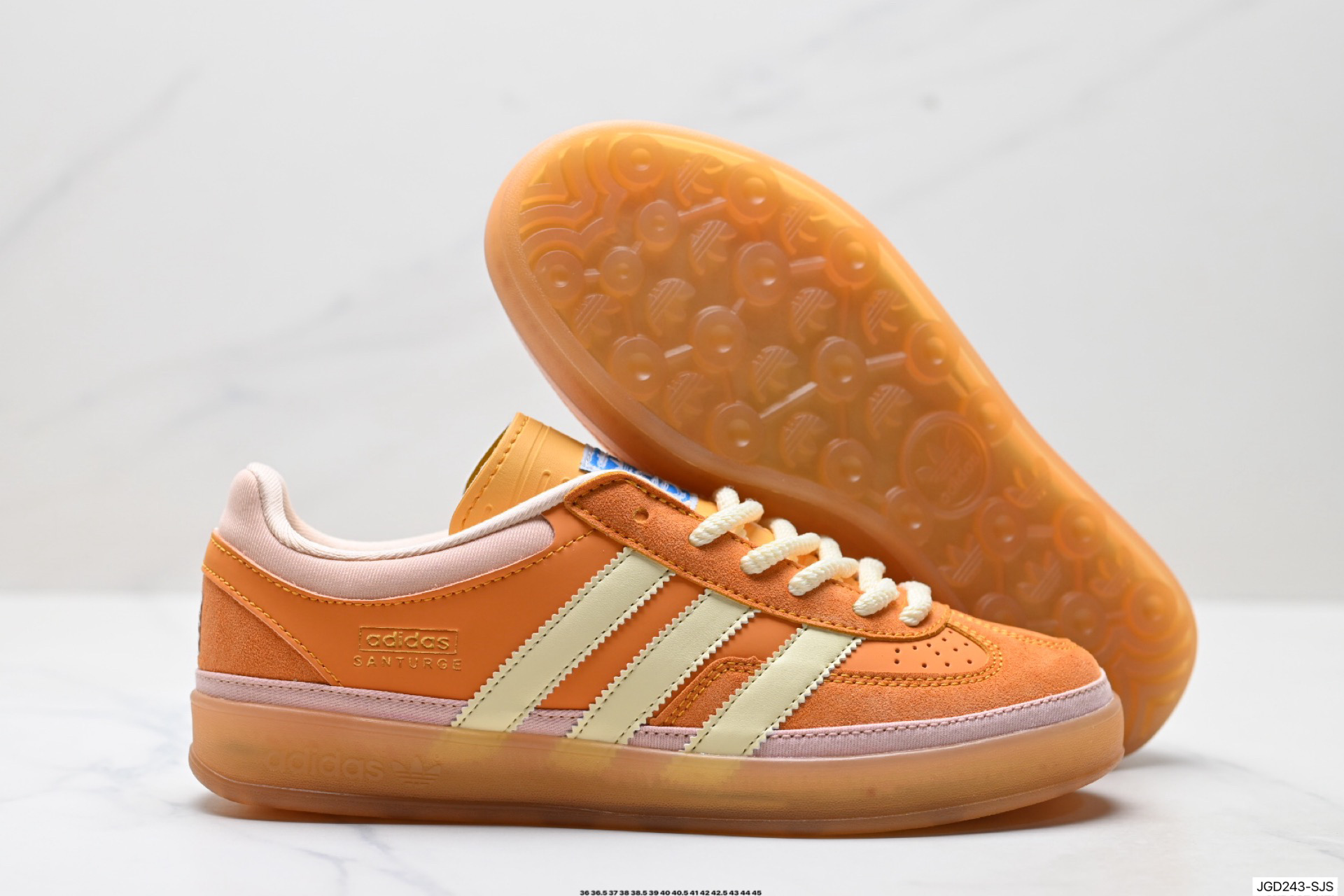 Bad Bunny x Adidas Originals Gazelle INdoor 三叶草休闲防滑耐磨低帮板鞋 JS5050