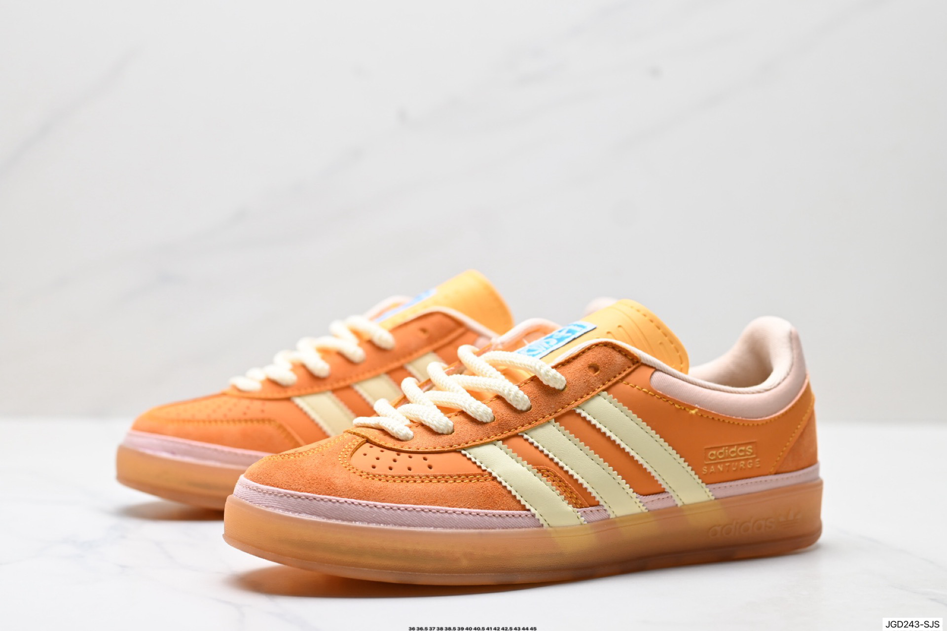 Bad Bunny x Adidas Originals Gazelle INdoor 三叶草休闲防滑耐磨低帮板鞋 JS5050