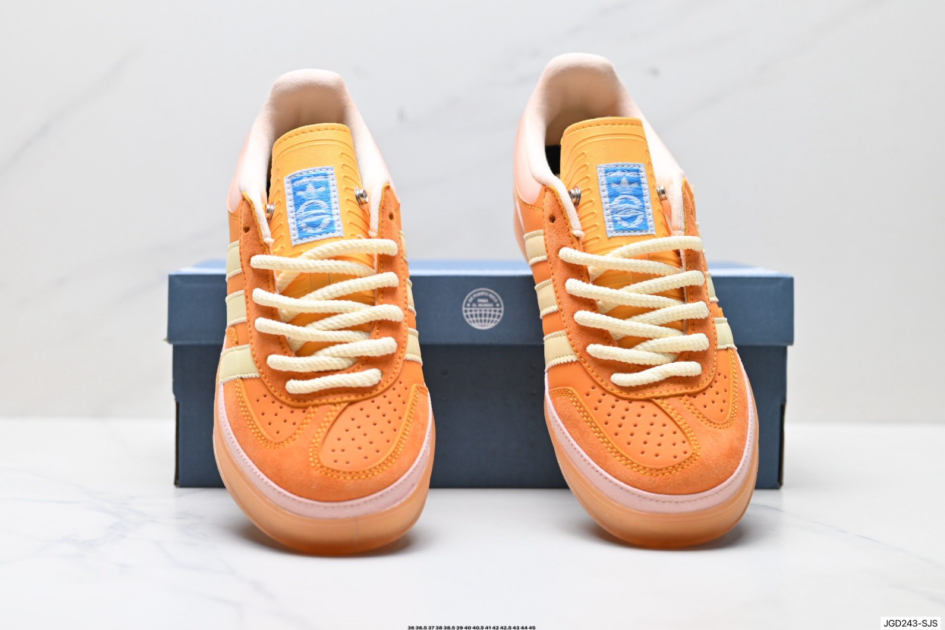 Bad Bunny x Adidas Originals Gazelle INdoor 三叶草休闲防滑耐磨低帮板鞋 JS5050