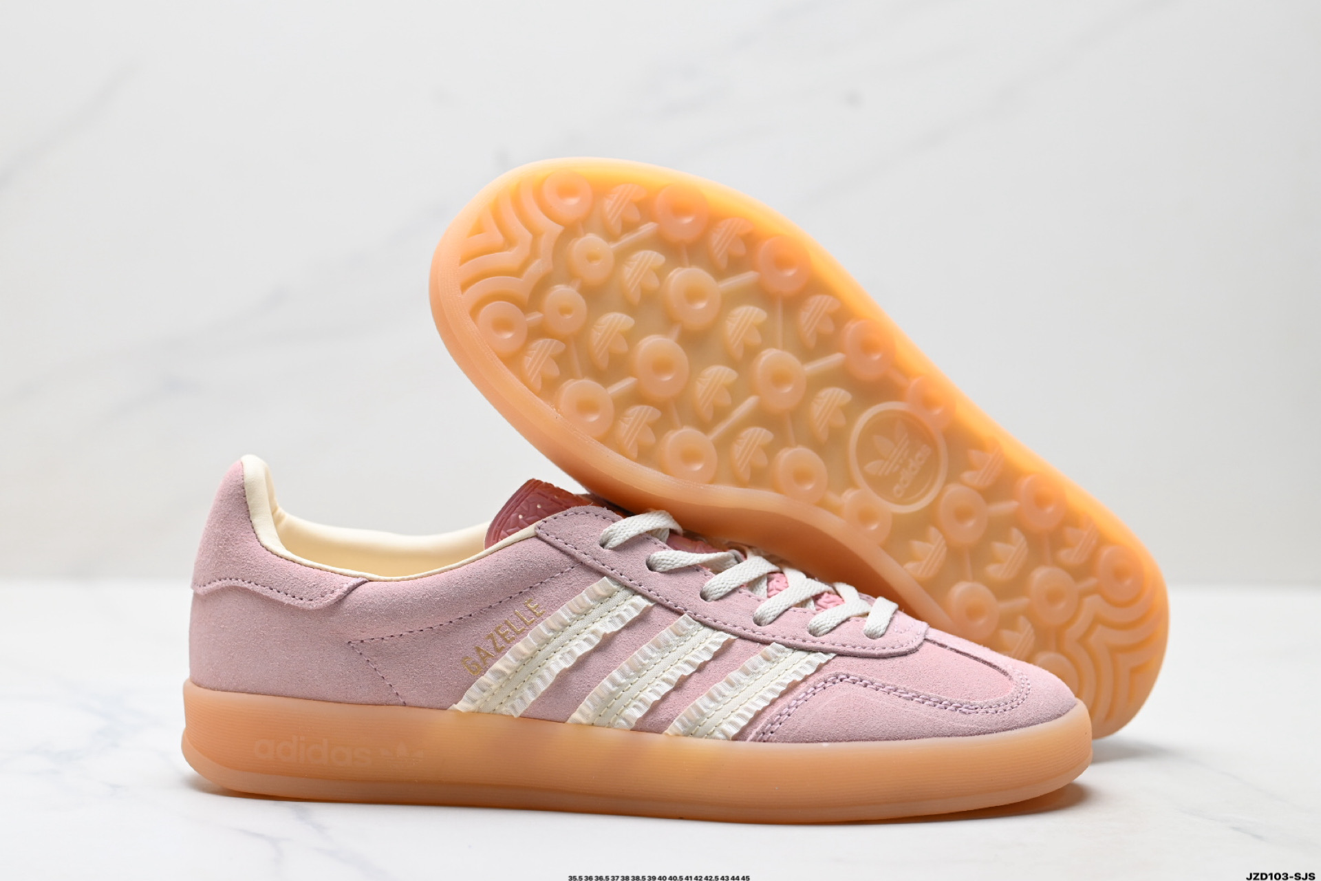 Adidas Originals Gazelle INdoor 三叶草休闲防滑耐磨低帮板鞋 JS1413