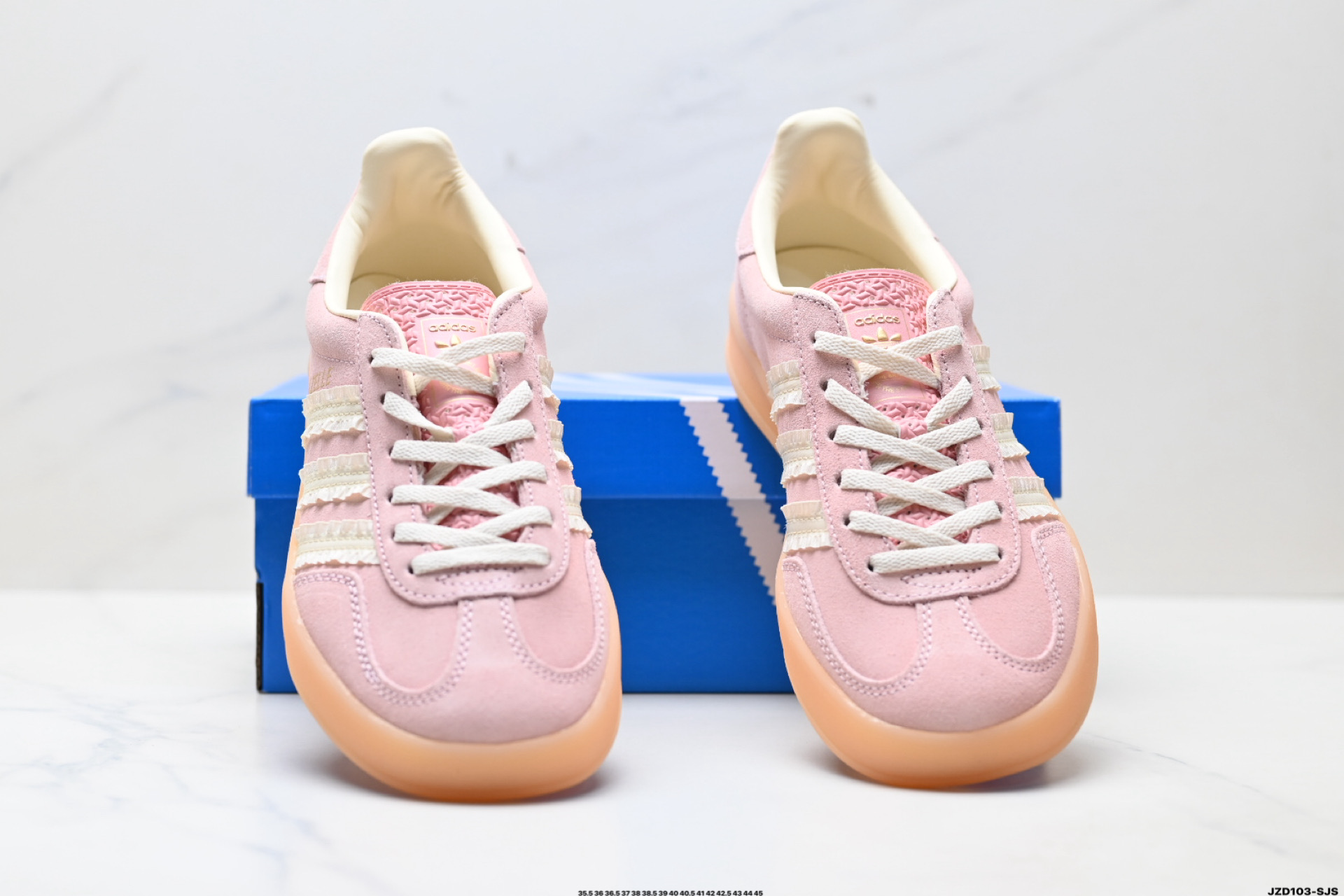 Adidas Originals Gazelle INdoor 三叶草休闲防滑耐磨低帮板鞋 JS1413