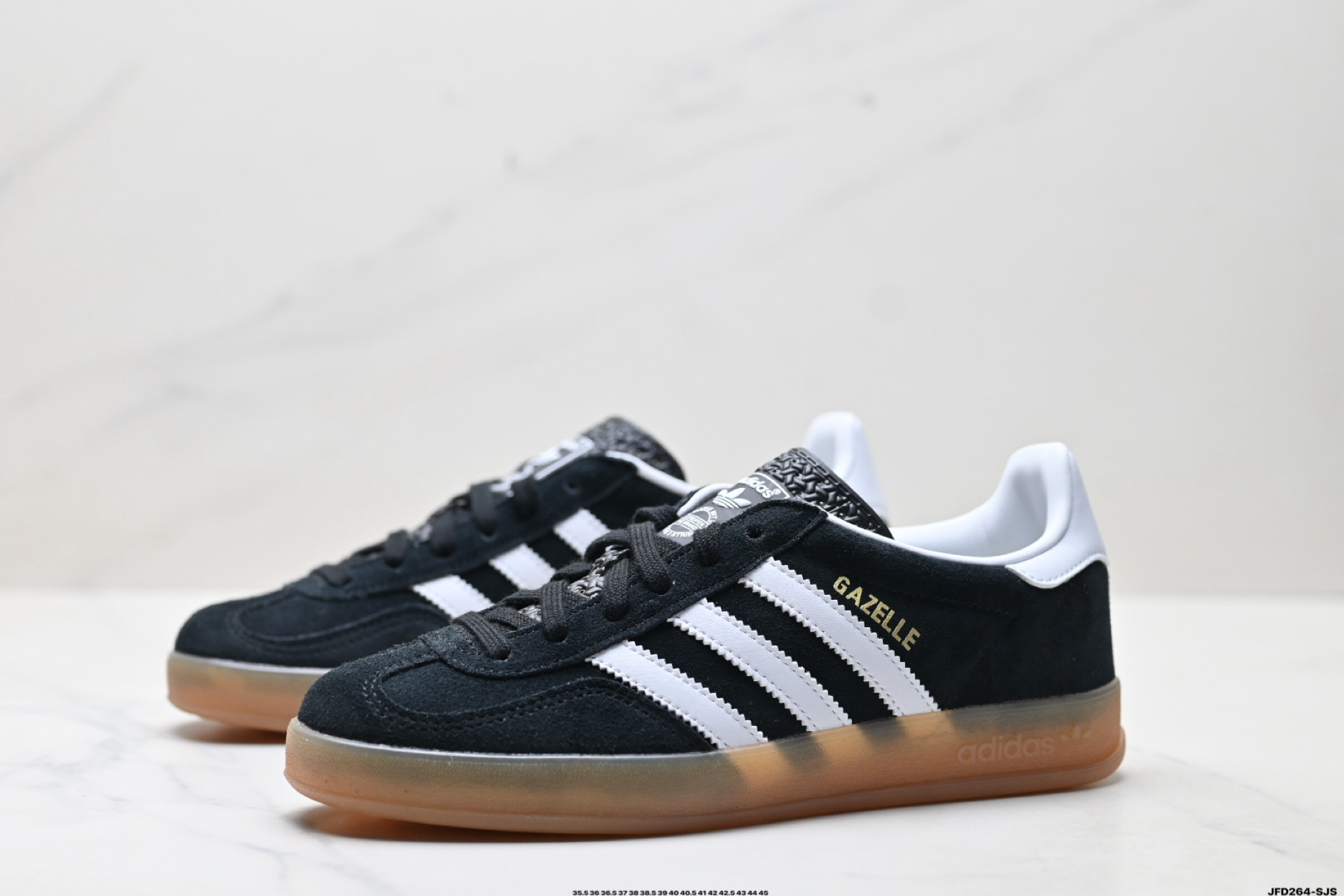 Adidas Originals Gazelle Indoor 三叶草休闲防滑耐磨低帮板鞋 JI2060