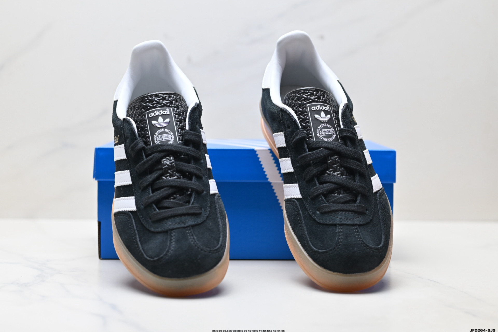 Adidas Originals Gazelle Indoor 三叶草休闲防滑耐磨低帮板鞋 JI2060