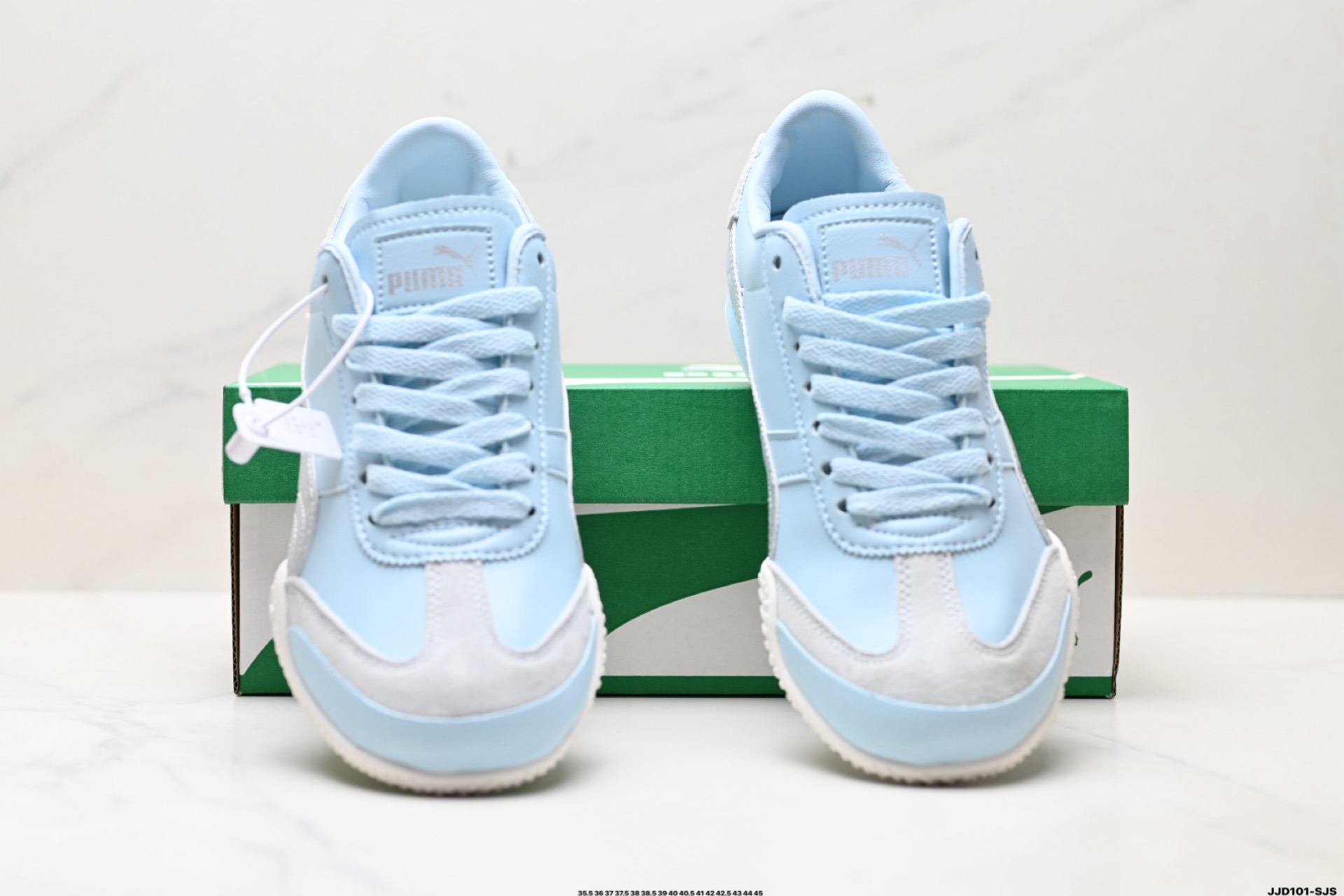 PUMA Bella UT 彪马 徐梦洁同款舒适男女低帮生活休闲德训薄底鞋 405256-04