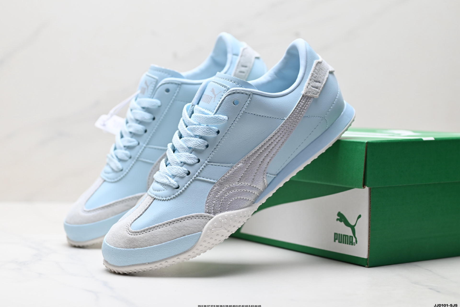 PUMA Bella UT 彪马 徐梦洁同款舒适男女低帮生活休闲德训薄底鞋 405256-04
