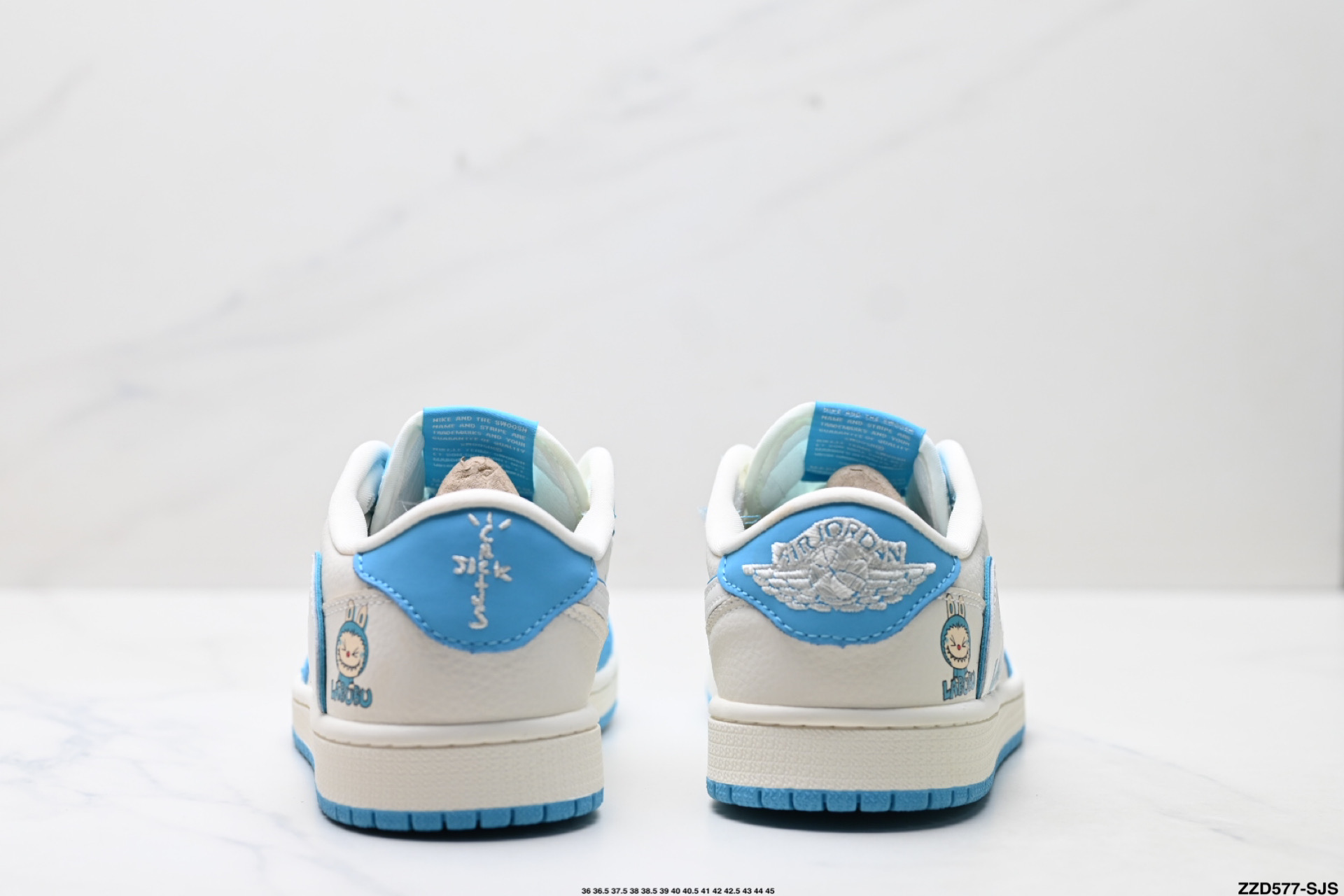 Nike Air Jordan 1 x Travis Scott AJ1倒勾 乔一倒钩 ‘DIY’定制 耐克 低帮文化篮球鞋 XB1979-021
