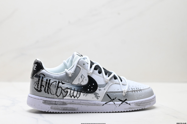 Nike Court Vision Lo 'DIY' Custom Sneakers - Low Top, Breathable, Casual 1 Nike Court Vision Lo ‘DIY’ Custom Sneakers – Low Top, Breathable, Casual